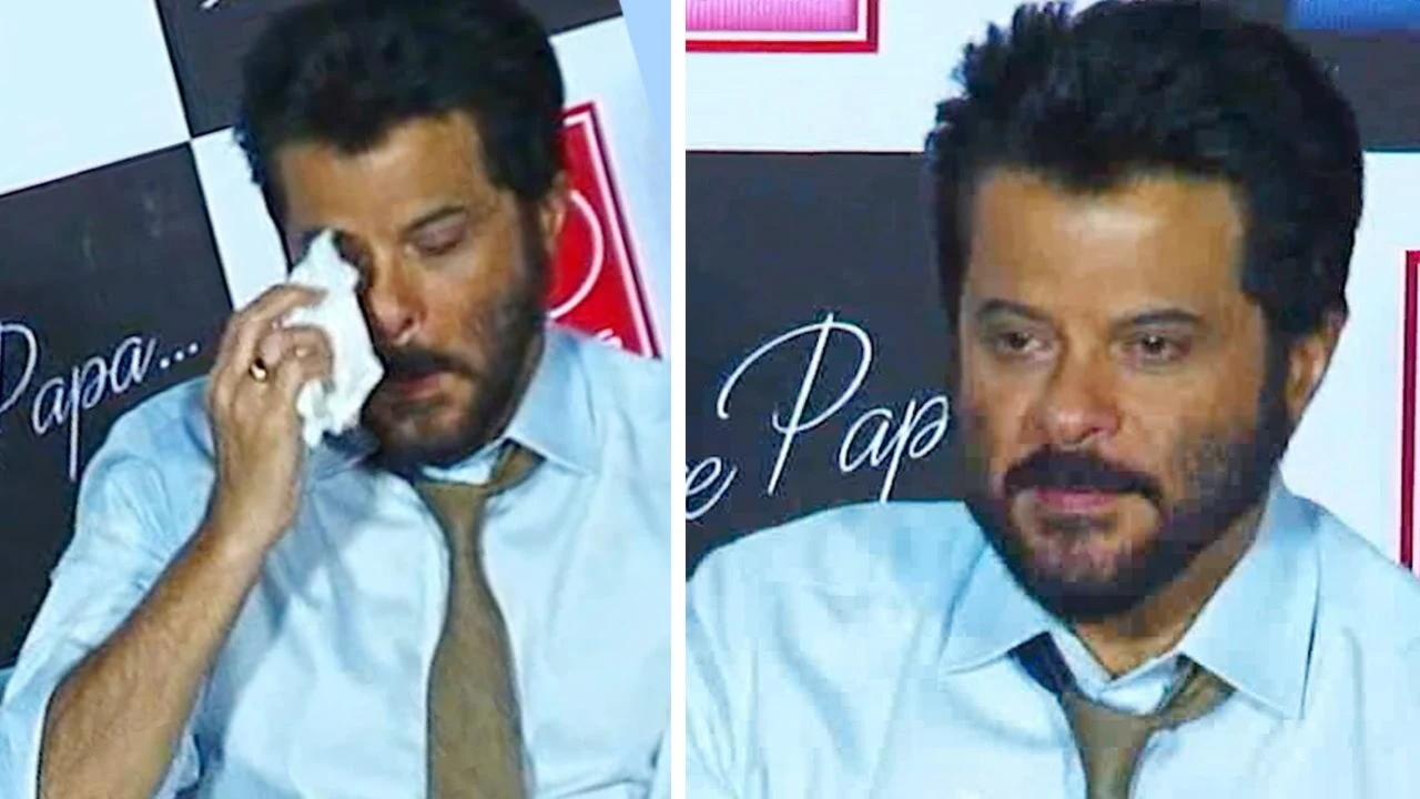 Anil Kapoor broke down in tears during promotion